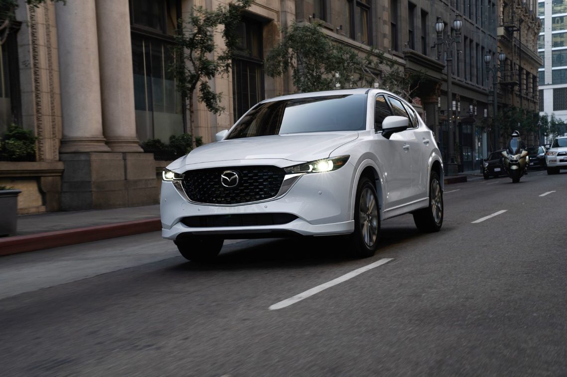 2023 MAZDA CX-5 on city street